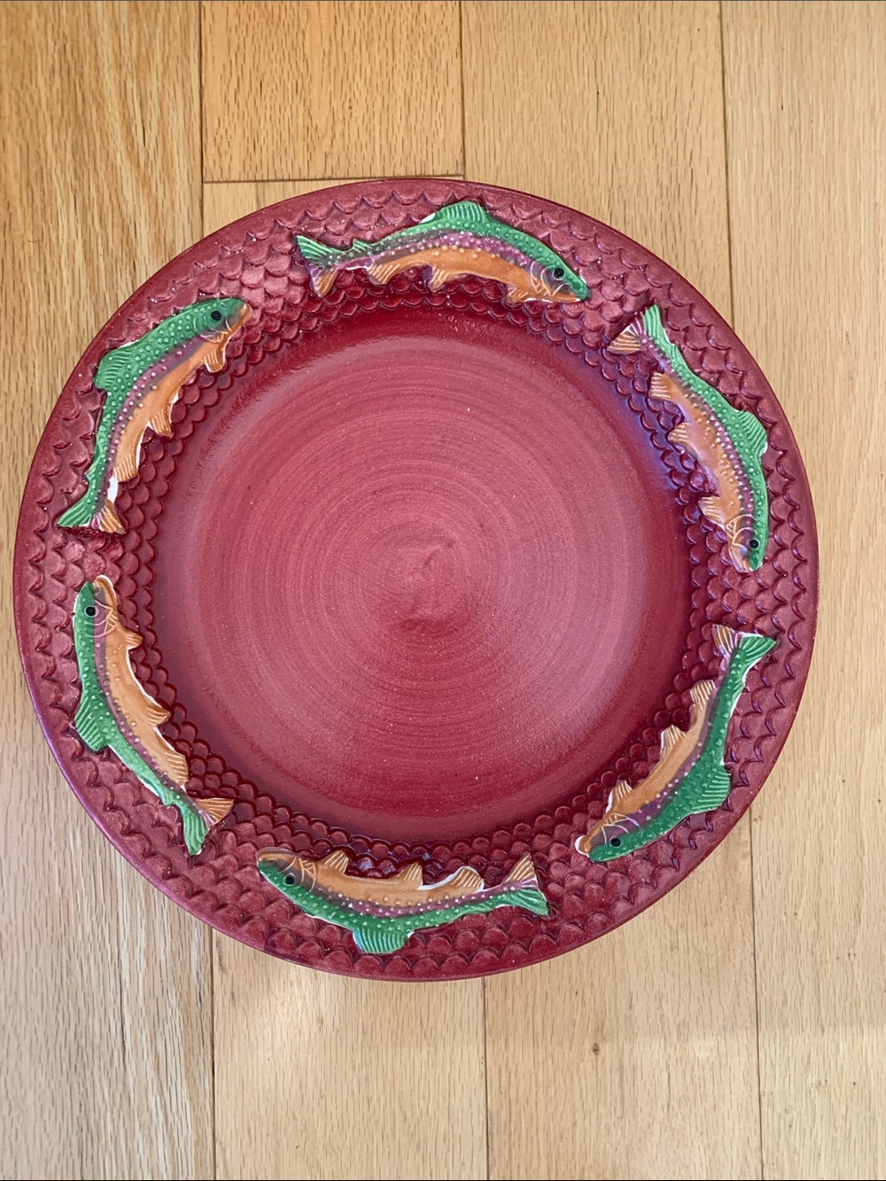 Zanesville vintage dinner plate
